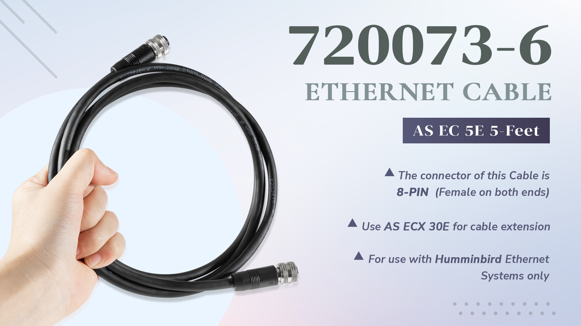 u5g tyhhh Amazon.com: usvehj 720073-6 5-Foot Ethernet Cable, Replace